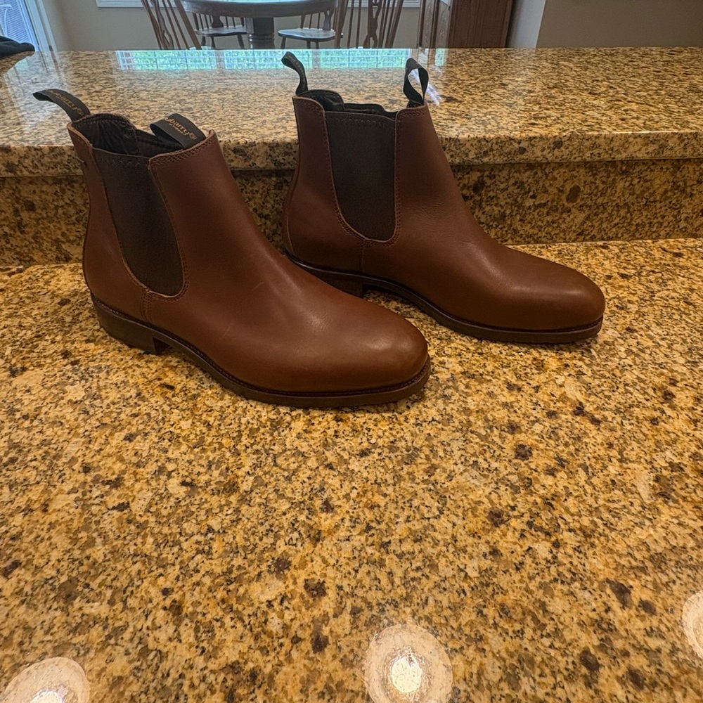 Dubarry Kerry Chelsea Men’s Brown Leather Ankle Boots 46 US 12 Gore-Tex - Picture 4 of 15